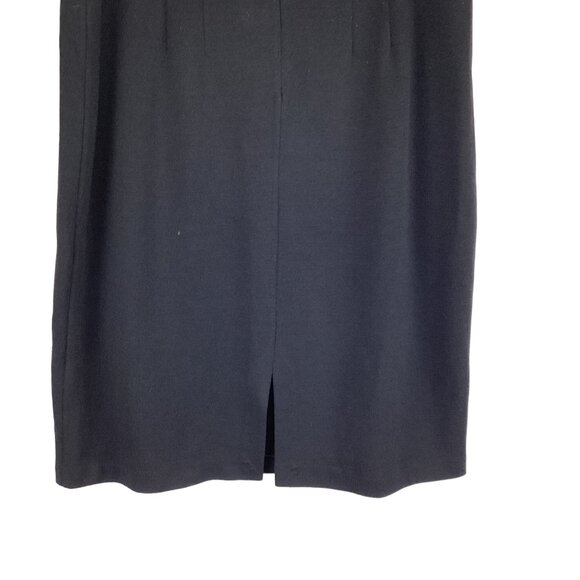 St. John Caviar Womens Black Wool Blend Pencil Skirt Size‎ 10 - Picture 7 of 7